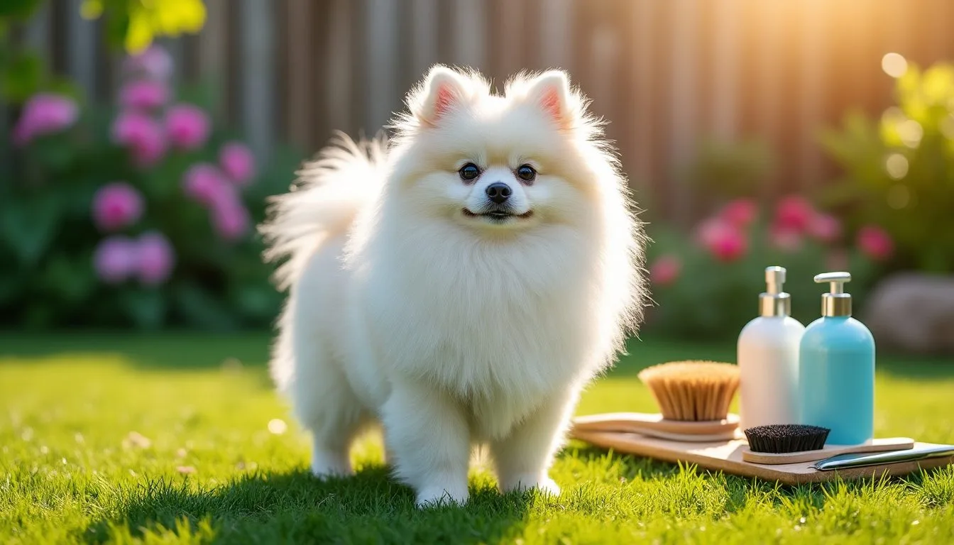 descubre los cuidados esenciales para mantener el pelaje de tu pomerania blanco siempre radiante. consejos prácticos de higiene, alimentación y cepillado para lucir un perro sano y hermoso.