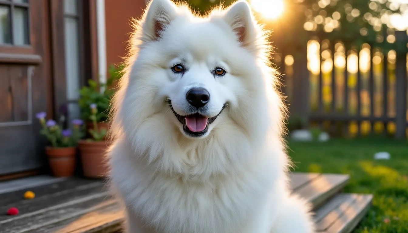 descubre las características principales del samoyedo y los cuidados esenciales para ofrecerle una vida feliz y saludable. aprende cómo convivir con esta adorable raza y sus necesidades específicas.